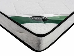 NATUREA Colchón Espuma|Colchones - 140X190Cm|Conjunto de cama 140 x 190 cm colchón de espuma + edredón + 2 almohadas - KANANI de