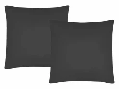Palacio Ropa De Cama|Juego De Sábanas|Conjunto de cama de satén 108 hilos/ cm² - Funda 240 x 260 cm + 2 fundas de almohada 63 x 63 cm - Gris - TALORA