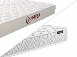 Ysmée Conjunto de canapé abatible + colchón viscoelástico - 90 x 190 cm - PELOPS de Color natural claro Discount