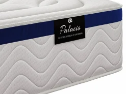 Palacio Conjunto Colchón Y Somier|Conjunto de canapé abatible de 140 x 190 cm natural claro + colchón híbrido de muelles ensacados - MARQUIS