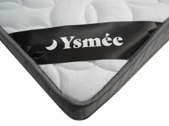 Ysmée Conjunto Colchón Y Somier|Conjunto de canapé abatible de 140 x 190 cm + colchón de espuma de alta resiliencia y látex - MALINO de YSMÉE