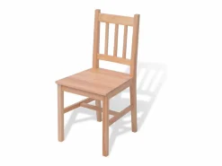 vidaxl Conjunto de comedor 7 piezas madera de pino Color natural claro Hot