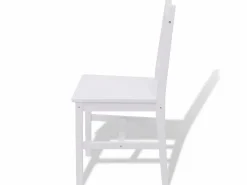 vidaxl Mesa Alta|Conjunto de comedor 3 piezas madera de pino