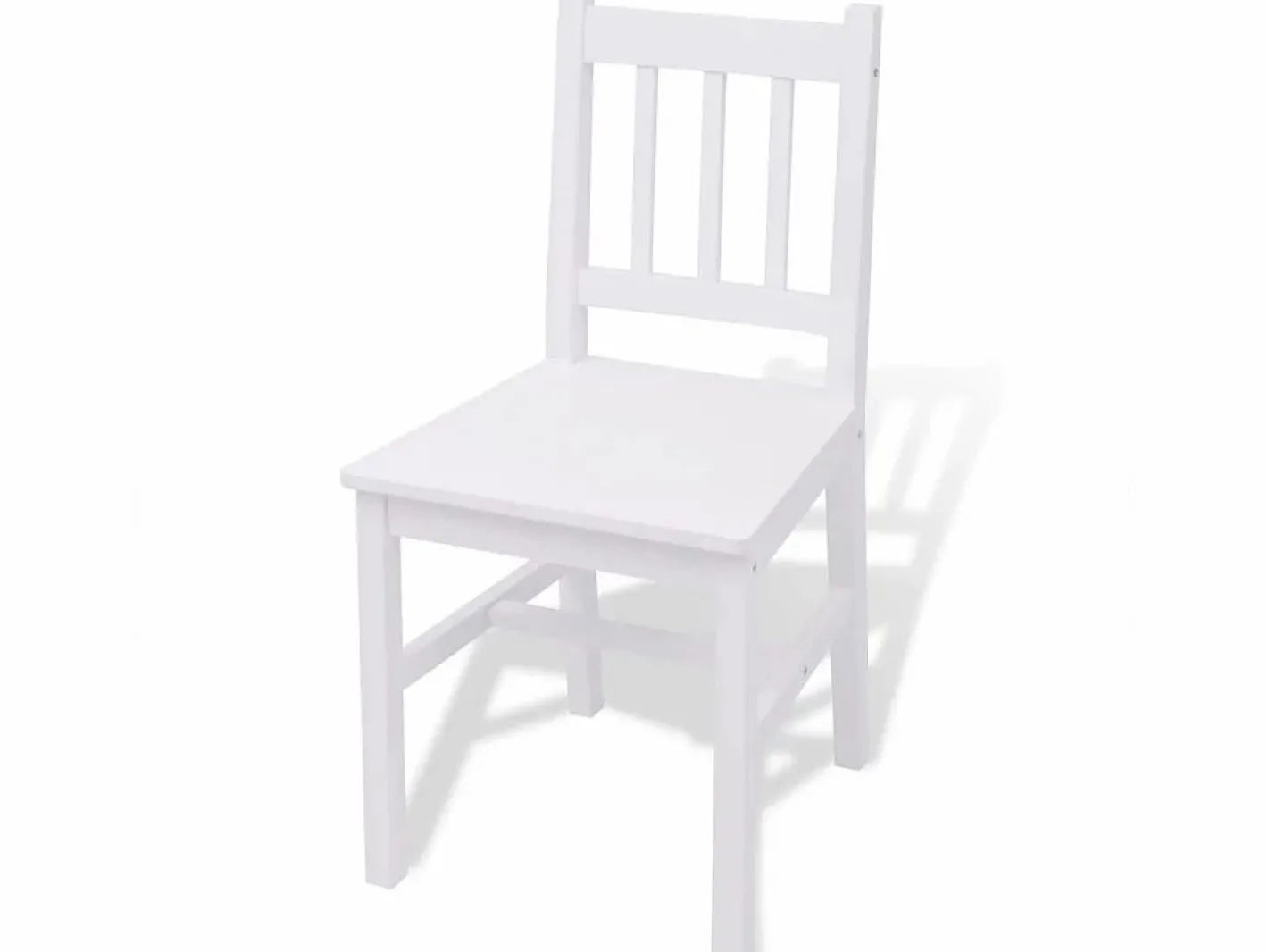 vidaxl Mesa Alta|Conjunto de comedor 5 piezas madera de pino
