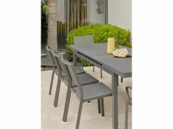 Conjunto de comedor de 8 plazas en aluminio^Dcb Garden Hot