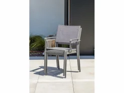 Conjunto de comedor de 8 plazas en aluminio^Dcb Garden Hot