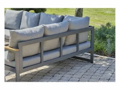 Dcb Garden Salones De Jardín|Conjunto de comedor de jardín de 7 plazas en aluminio