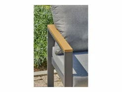 Dcb Garden Salones De Jardín|Conjunto de comedor de jardín de 7 plazas en aluminio