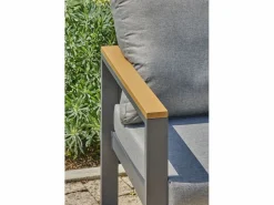 Dcb Garden Salones De Jardín|Conjunto de comedor de jardín de 7 plazas en aluminio