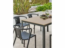 Dcb Garden Comedores De Jardín|Conjunto de comedor de jardín 6 plazas de aluminio
