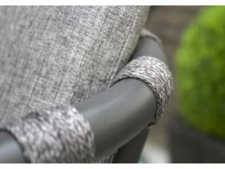 Paris Garden Conjunto de comedor de jardín 6 plazas de aluminio Gris antracita Sale