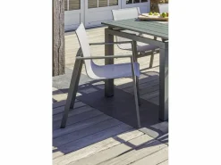 Conjunto de comedor de jardín 6 plazas de aluminio^Dcb Garden Clearance