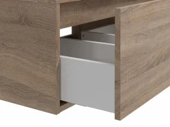 Vente-unique Conjunto de doble lavabo ISAURE 123055 Color natural claro