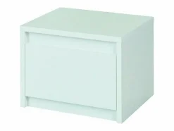 Meublorama Conjunto de dormitorio VERONA: Cama con canapé 160x200 cm, cómoda de 3 cajones, mesitas de noche, armario de 4 puertas, brillante. Blanco Clearance