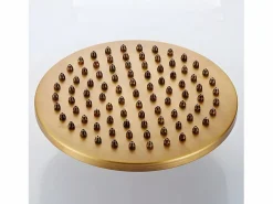 Valaz Columna De Ducha|Conjunto de ducha empotrada monomando a pared FLORINA dorado envejecido 20 cm x 20 cm