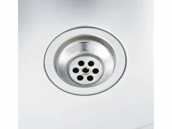 Conjunto de fregadero y escurridor de cocina plata 800x500x155 mm acero inoxidable^ Best