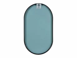 Mueble De Aseo|Conjunto de lavabo de pared Nevada con grifería negra y espejo ovalado