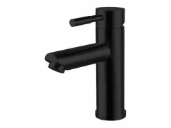Conjunto De Baño|Conjunto de lavabo individual de 60cm con encimera de cerámica y grifería negra SORRENTO