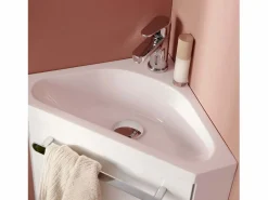 Mueble De Aseo|Conjunto de lavabo y grifería de esquina SKINO