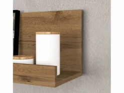 Conjunto de mueble de TV Chronos para salón en mate y roble 180/290x40 cm^ Discount