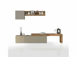 Conjunto de mueble de TV Chronos en mate y roble 190/350x40 cm^ Sale