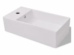 vidaxl Conjunto de mueble y lavabo 3 piezas Beige