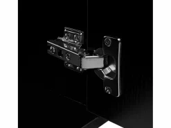 vidaxl Conjunto de mueble y lavabo 3 piezas Negro Clearance