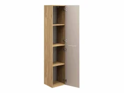 Conjunto de muebles con lavabo individual encastrado 90cm y columna Elora y madera^Petits-Meubles Clearance