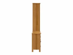 vidaxl Conjunto de muebles de baño 2 piezas madera maciza de pino Marru00f3n