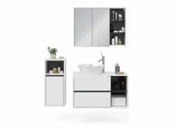 Vicco Conjunto De Baño|Conjunto de muebles de baño 60x45x100 viola