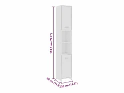 vidaxl Conjunto de muebles de baño 4 pzas madera contrachapada Blanco Clearance