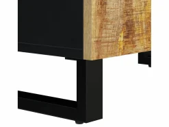 vidaxl Estantería Sobre Inodoro|Conjunto de muebles de baño 2 piezas madera maciza de mango