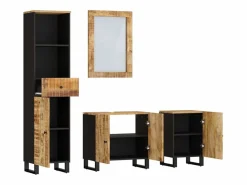 Conjunto de muebles de baño 4 piezas madera maciza de mango^vidaxl Sale