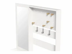 Conjunto de vestidor de entrada 105x38x180 cm - con espejo - con ganchos ajustables - 2 cajones y 1 puerta -^ModernLuxe Online