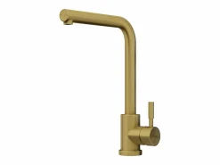 Conjunto fregadero 76x45 cm SOELA + grifo ROFILA de acero inoxidable - y Dorado^Vente-unique Sale