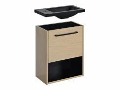 Conjunto mueble de lavabo + grifo NIKA Blanco