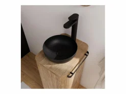 Mueble De Aseo|Conjunto mueble lavabo + lavabo + grifo + espejo TOM