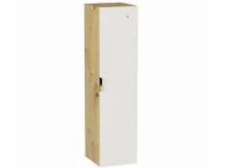Conjunto para baño 100 cm Armario con encimera Estantería Columna Roble Artisan / Orio^ Outlet