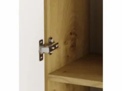 Conjunto De Baño|Conjunto para baño 100 cm Armario con encimera Estantería Columna Roble Artisan / Orio