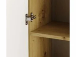 Conjunto para baño 80 cm Armario con encimera Columna Roble Artisan / Orio Blanco Sale