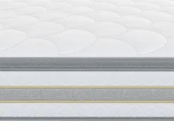 Ysmée Conjunto Colchón Y Somier|Conjunto somier arcón + colchón de muelles ensacados - 140 x 190 cm - CANTERBURY de YSMÉE