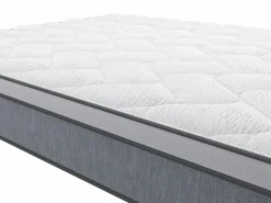 Ysmée Conjunto Colchón Y Somier|Conjunto somier arcón natural claro + colchón de muelles 90 x 190 cm - SERENITE de YSMÉE