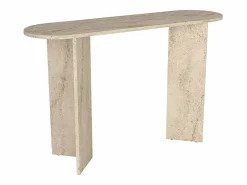 Consola - Efecto travertino - TOPANIA^Vente-unique Outlet