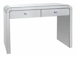 Vente-unique Consola con 2 cajone en espejo y MDF - PIKIO Plateado Hot