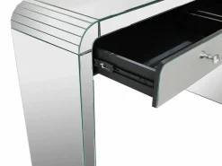 Vente-unique Consola con 2 cajone en espejo y MDF - PIKIO Plateado Hot