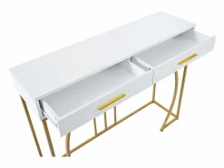 Consola con 2 cajones - estilo moderno - y Dorado^ModernLuxe New