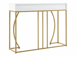 Consola con 2 cajones - estilo moderno - y Dorado^ModernLuxe New