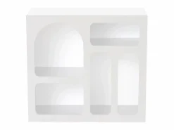 Vente-unique Consola|Consola de diseño con 5 huecos - - LUELA