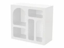 Vente-unique Consola|Consola de diseño con 5 huecos - - LUELA
