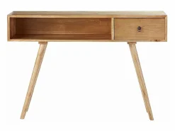 Consola de madera de mindi maciza^BERAH GETAH Best